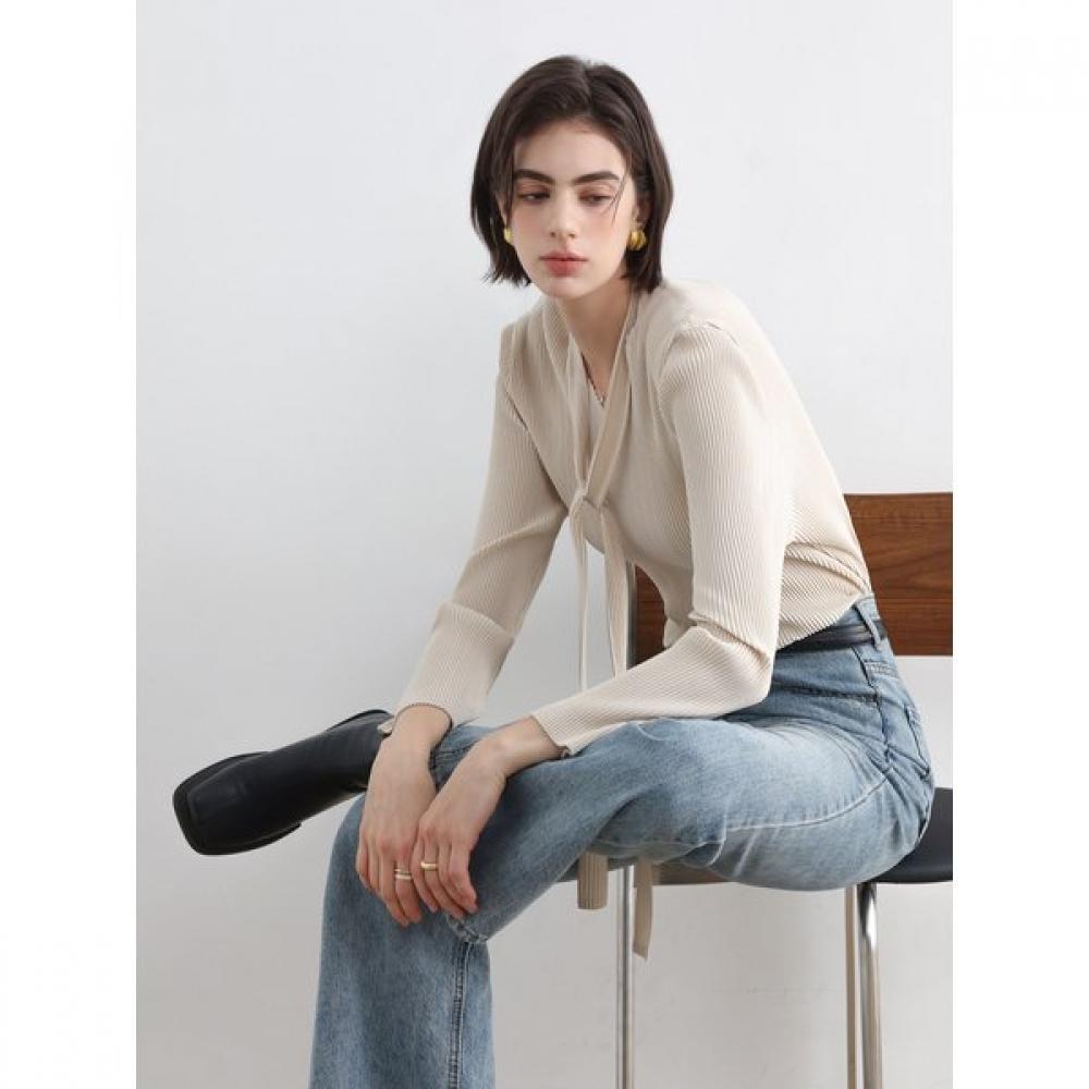 Pleatsmood Ribbon Pleats Top