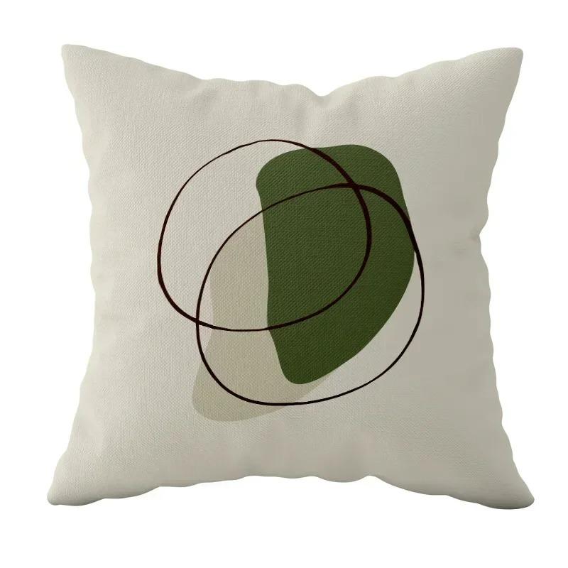 Home Decor Geometric & Floral Patterned Decorative Cushions Pattern Cushion Cover Suitable for Sofa Bedroom Car Pillow Cover