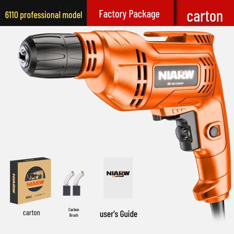 

Ударная дрель высокой мощности 1380 Вт, 6 скоростей, двойного использования AC/DC, патрон 13 мм, электрическая отвертка