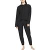 Nike Solid Color Short Hoodie Women tops Black DM7034-010
