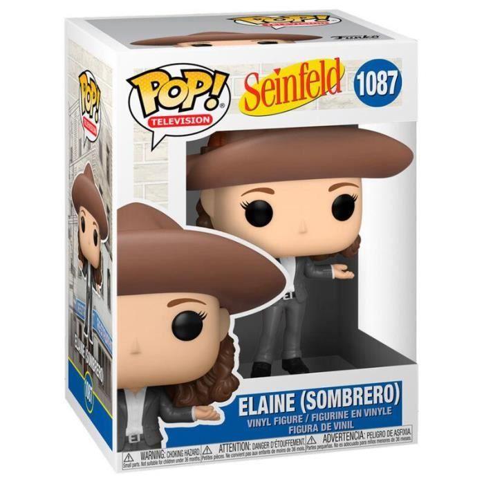 Figurine POP Seinfeld Elaine in Sombrero - Funko - Taille unique 9cm - Noir
