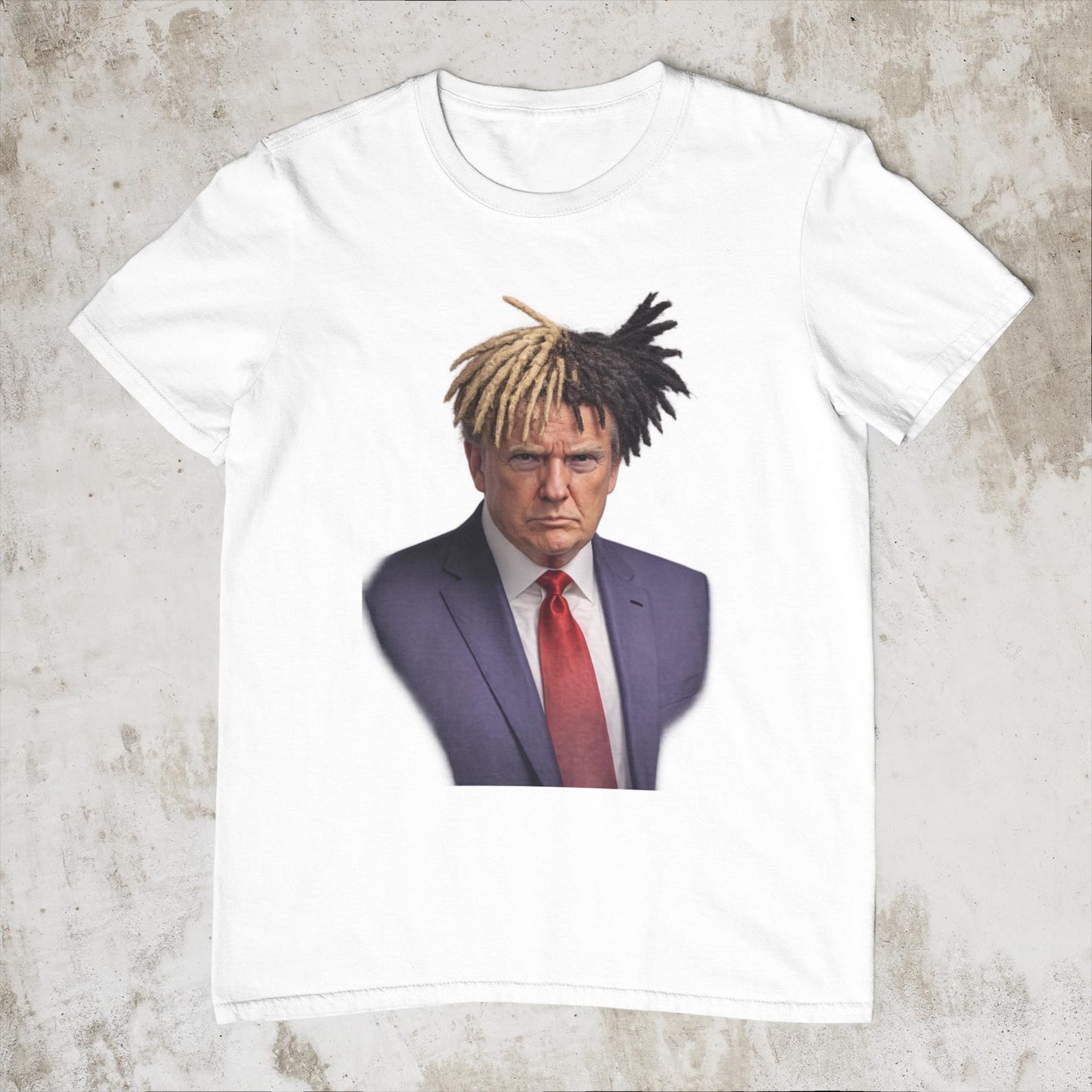 Donald Trump Dreadlocks Meme Shirt Funny Trump Rap Tee, Trump Dreads T-Shirt, Viral Trump Meme Shirt, Hip Hop Trump Shirt, Satirical Gift 4XL