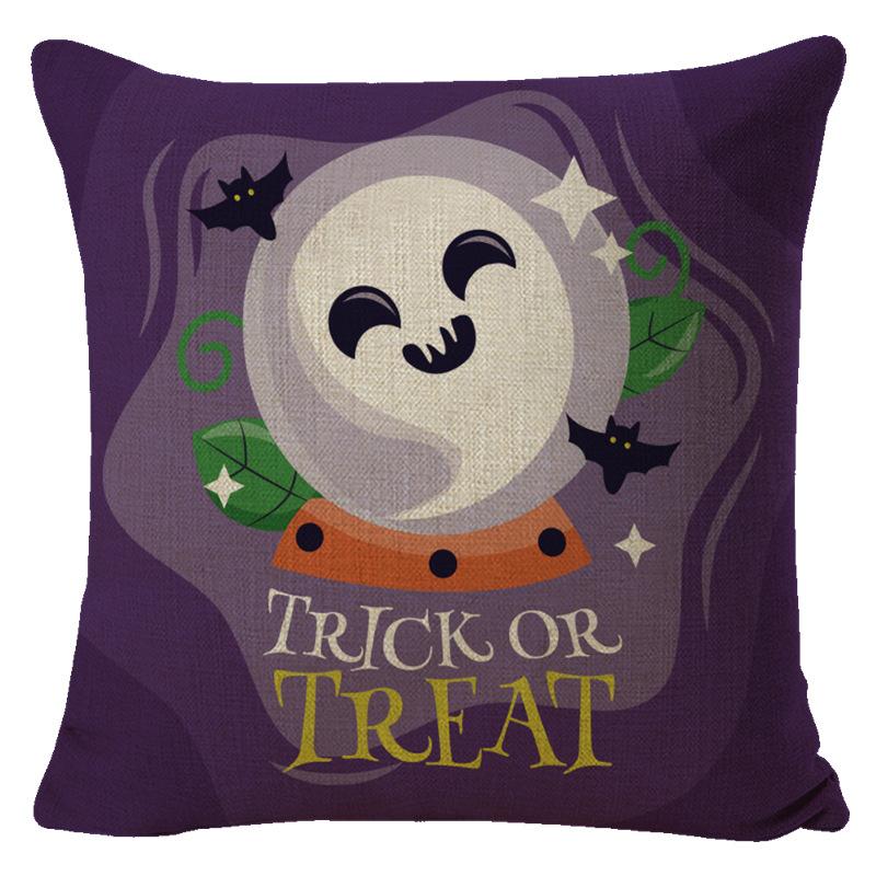 Halloween Pillowcase Set Cushion Office Lumbar Backrest Home Office Sofa Cushion Cover