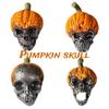 Halloween Skull Pumpkin Decoration Resin Craft Outdoor Garden Gift Ornament