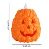 Set of 6 Halloween Decoration Pumpkins Decorative Halloween Pumpkin Lights LED Light Ornament for Indoor Decoration