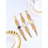Elegant Women Waterproof Quartz Watch Rhinestone Decor Bezel Date Dial Wide Mesh Metal Band