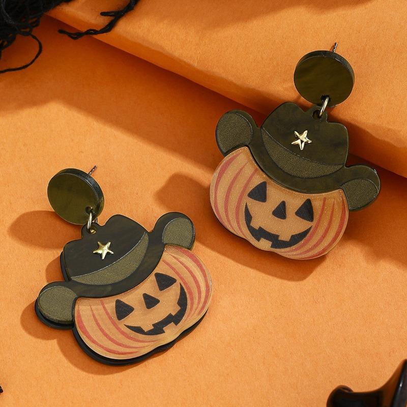 Halloween Earrings Horror Funny Tassel Earrings Holiday Atmosphere Set