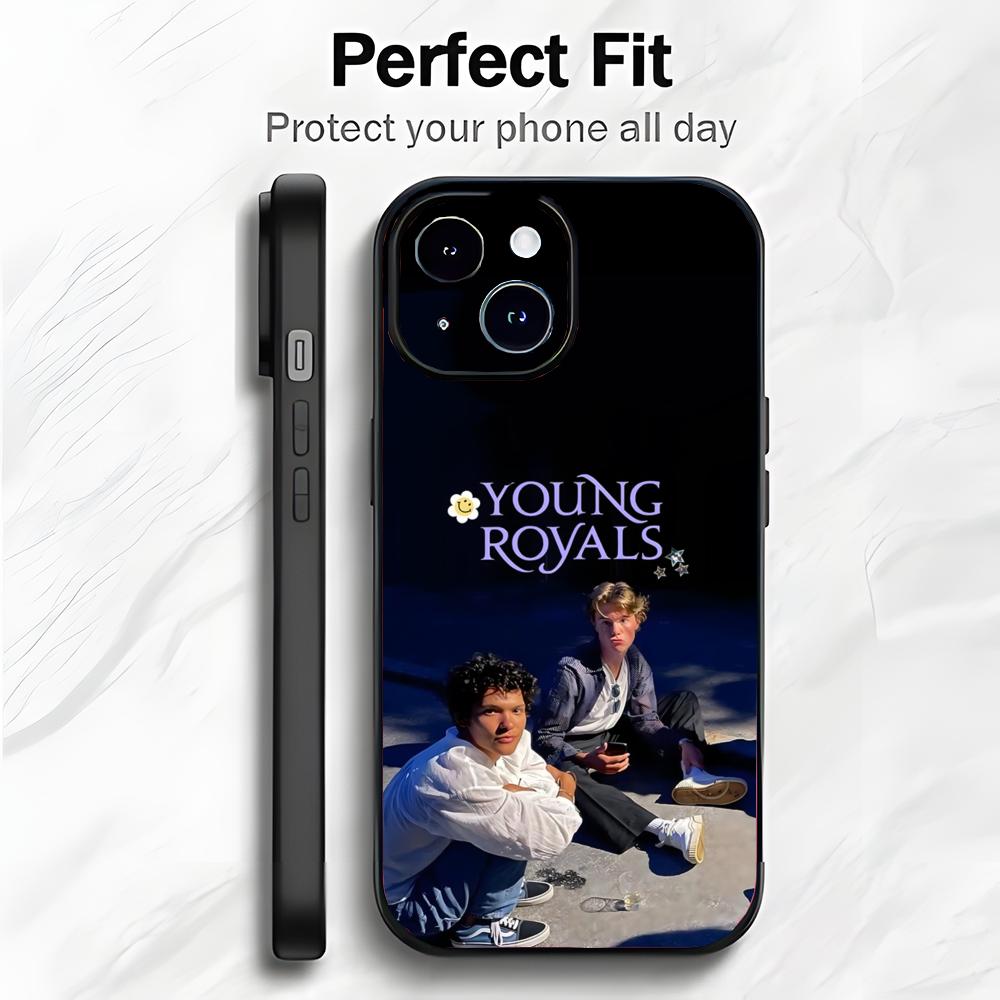 Sweet Romantic Swedish TV Y-Young Royals Phone Case Phone Case Soft Packaging Lightweight For iPhone17 16 15 14 13ProMax
