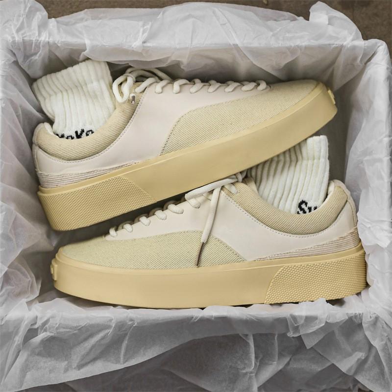 Frühling Herbst Neue Herrenschuhe Studenten Low-Top Canvas Freizeit Sport Dicksohlige Erhöhung Trend Board Schuhe M1211