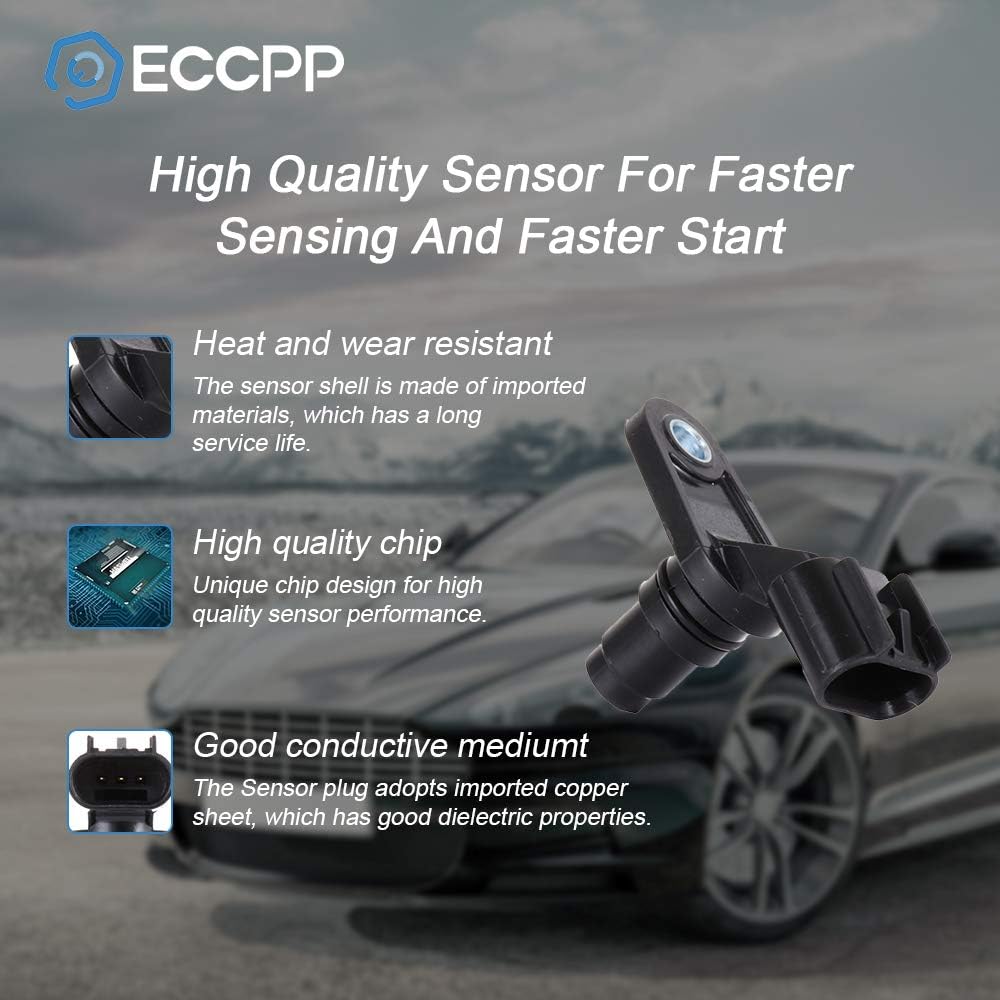 ECCPP Camshaft Position Sensor Fits For Chevrolet,For Pontiac,For Saturn,For Buick,For GMC,For Saab 12577245 Camshaft Sensor