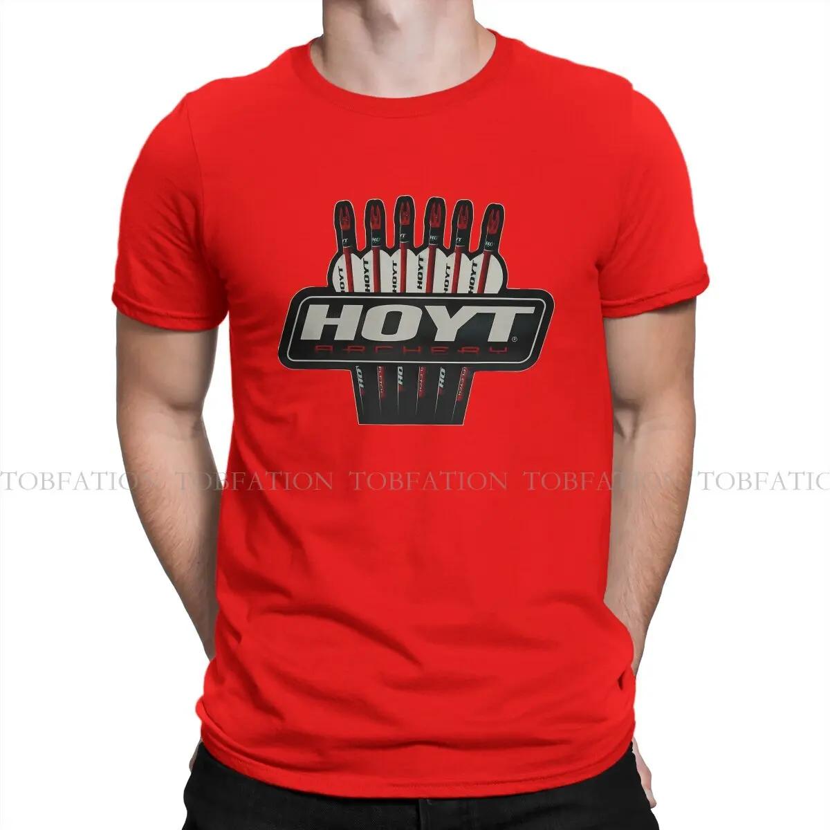 

Hoyt Round Collar TShirt Archery Sports Pure Cotton Basic T Shirt Mans Clothes Individuality Hot Sale S