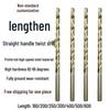 Extra Long 5060 Cm Twist Drill Bit, 500mm High-Speed Steel, Straight Shank for Deep Hole Drilling In Stainless Steel, Wood, 468 Industrial Series.