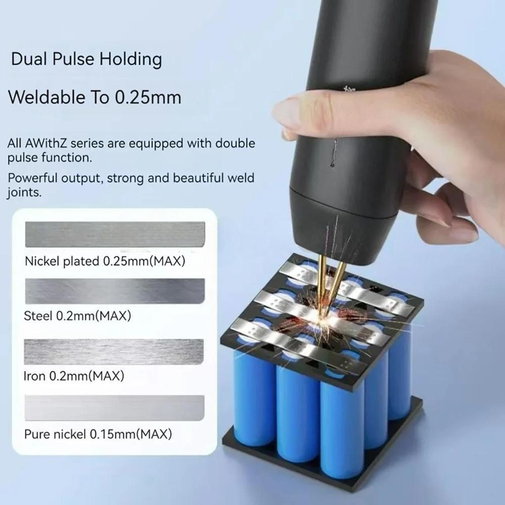 H1 Hand-Punktschweißgerät 4,2V Tragbare Mikro-Batterie-Schweißmaschine 11 Stufen Einstellbare Mikro-Punktschweißausrüstung