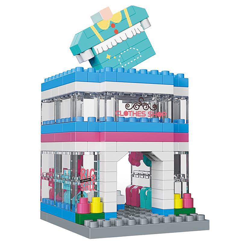 JIKER City Street Scene Micro Building Blocks for Kids