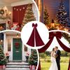 Christmas Tree Bows Vintage Holiday Ornaments Velvet Bows For Christmas Tree For Home Holiday Indoor Outdoor Front Door Wall