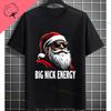 Funny Muscular Santa Christmas Gym Graphic Tshirt Casual Sports Humor Style Pure Cotton Shortsleeve Tshirt Outdoor Clothing