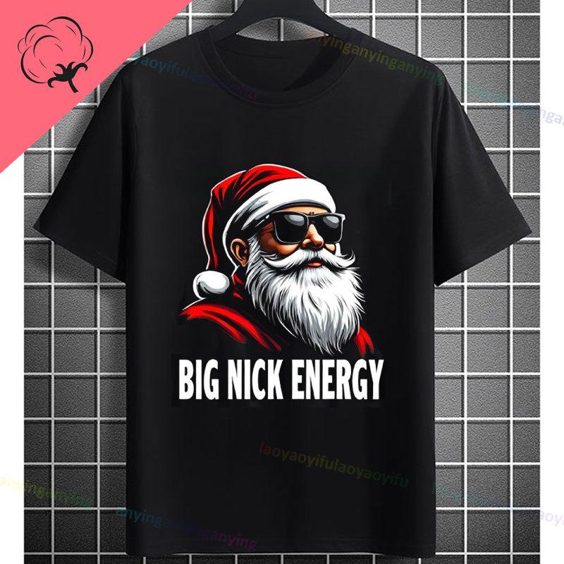 Funny Muscular Santa Christmas Gym Graphic Tshirt Casual Sports Humor Style Pure Cotton Shortsleeve Tshirt Outdoor Clothing