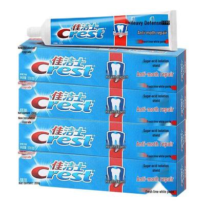 Dentifricio Crest Ripara Smalto Anti-Carie, Lime, Confezione da 4 x 200g