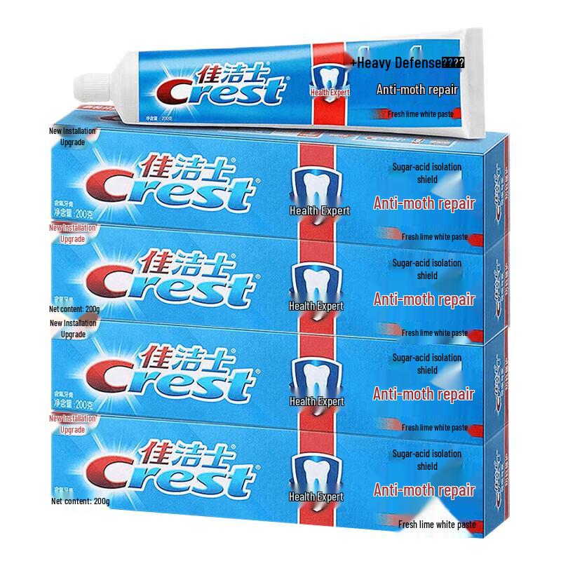 

Crest Anti-Cavity Repair Toothpaste, Lime, 4 x 200g Pack