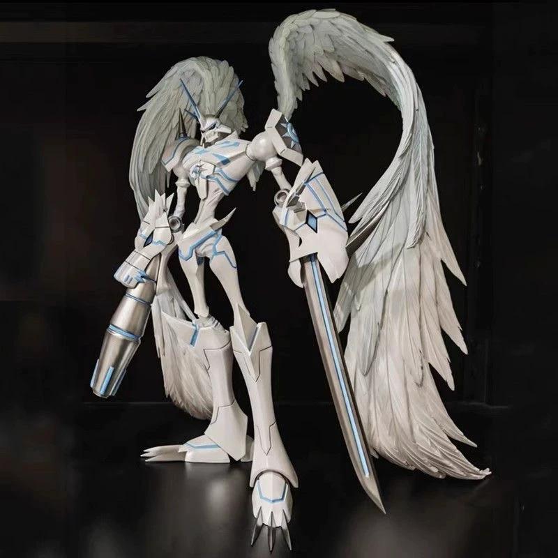 19cm Digimon Figure Anime Pokemon Omegamon Merciful Mode Figure Game Peripheral Model Ornament Collect Toy Desktop Display Gift