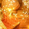 50 Packs Fairy Lights 2m 20LED Indoor Decoration Fairy Tale Light String Battery 3 Speed Modes Copper Wire Christmas Decorations