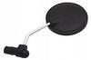 Bicycle mirror, round, recessed, short, small