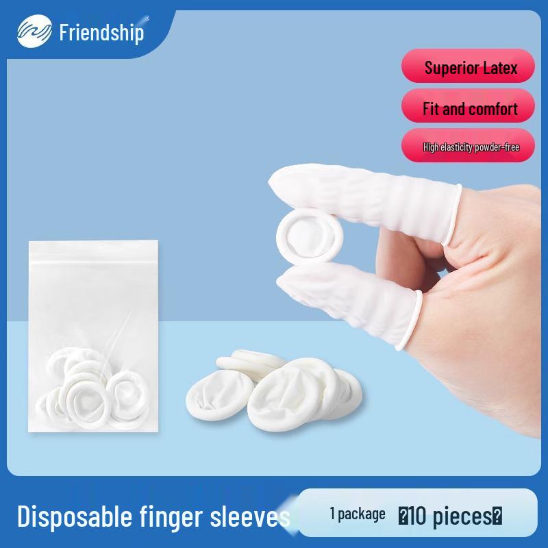 

Латексные напальчники для косметического и электронного использования: Одноразовые, износостойкие, противоскользящие, утолщенные для удаления акне и защиты труда.