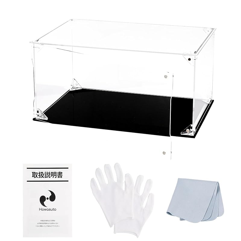 

Howasuto collection case display case [Magnetic front door] [Light transmittance 95% or more] 4 piece set figure case acrylic case assembly (Width