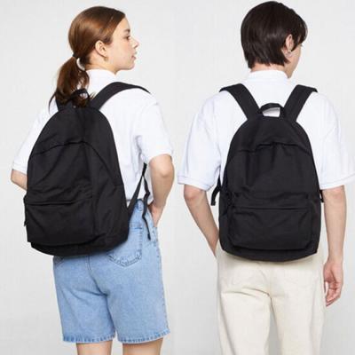 John Peters New York Unisex One Pocket Backpack Black