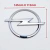145mm 3D ABS Black/Silver Car Front Grille Hood Bonnet Emblem Rear Trunk Badge Logo Sticker For Opel Astra Insignia Corsa Zafira