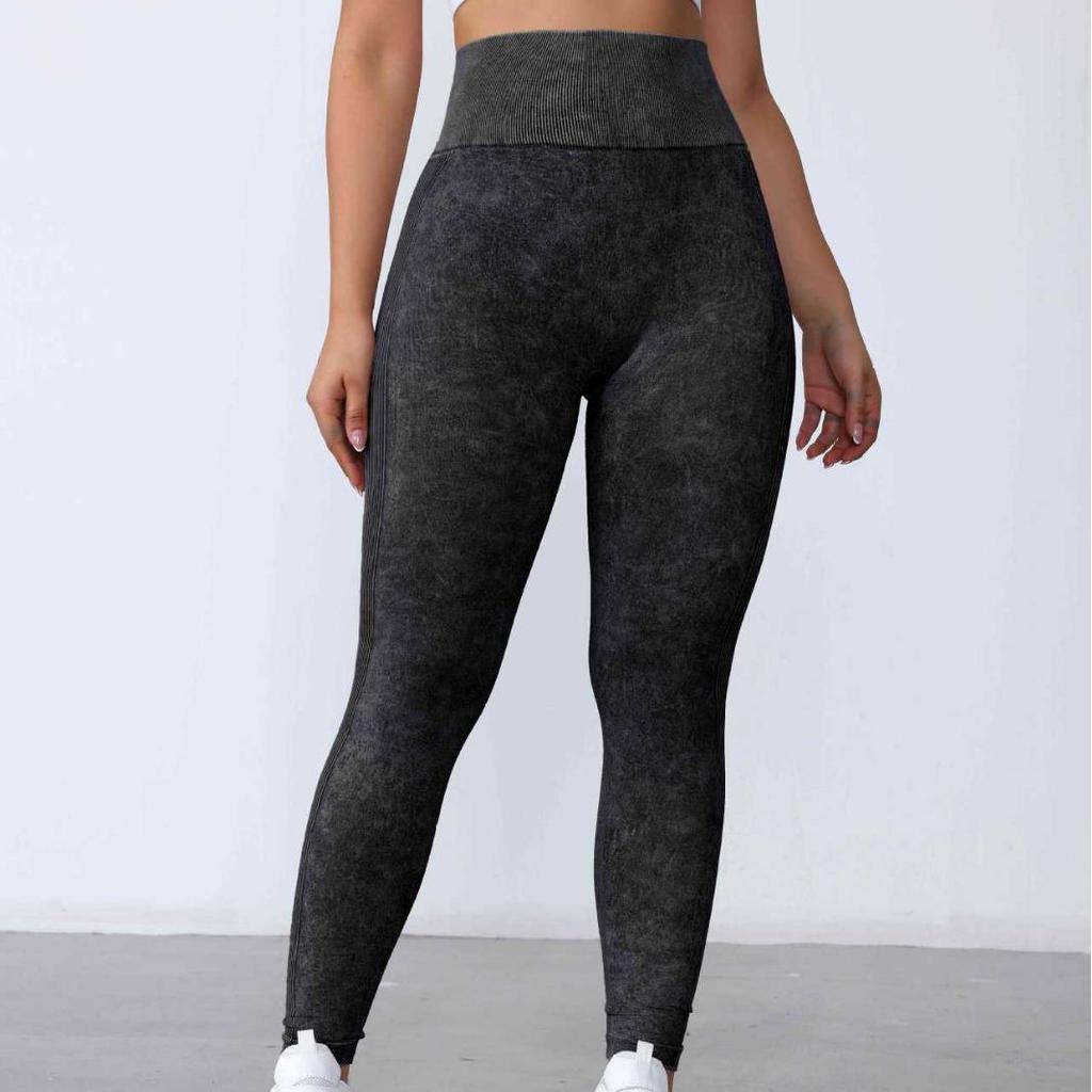 Nahtlose Yogahose mit hohem Bund – Po-formend, atmungsaktiv, feuchtigkeitstransportierend, Fitness-Leggings für Damen