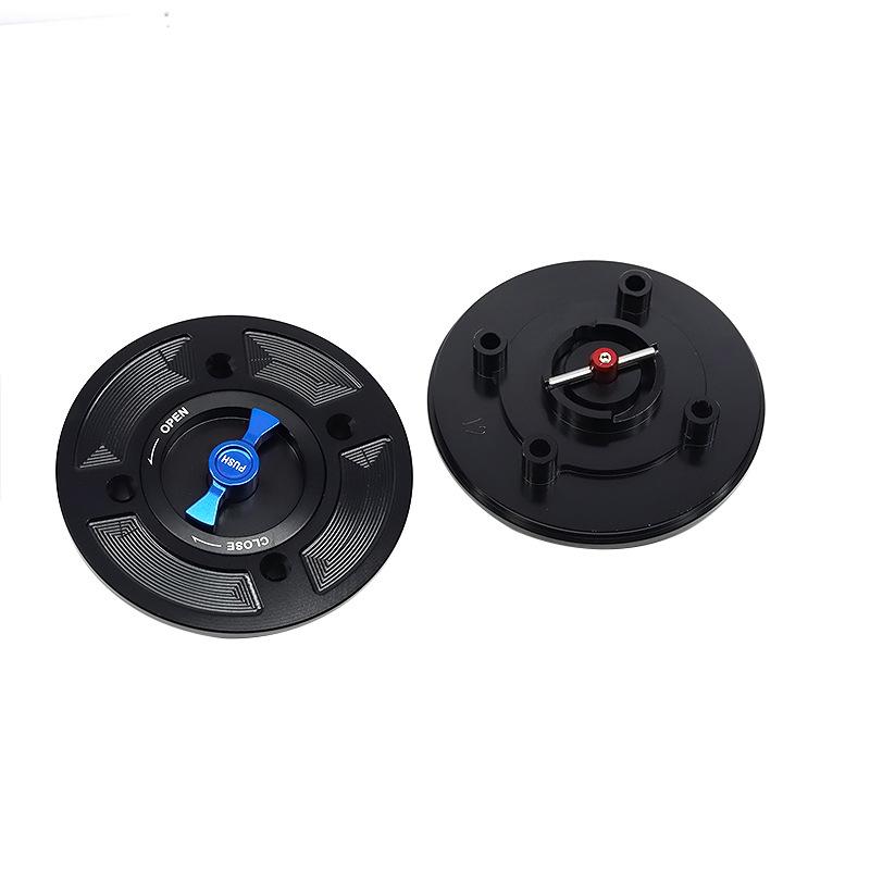 The SH-L6007 is a high-quality, durable aluminum alloy fuel tank cap designed for motorcycle modifications.