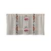 American Christmas Curtain Finished Bell Christmas Theme Embroidered Lace Door Curtain Rectangle Beautification Decorative Coffee Curtain