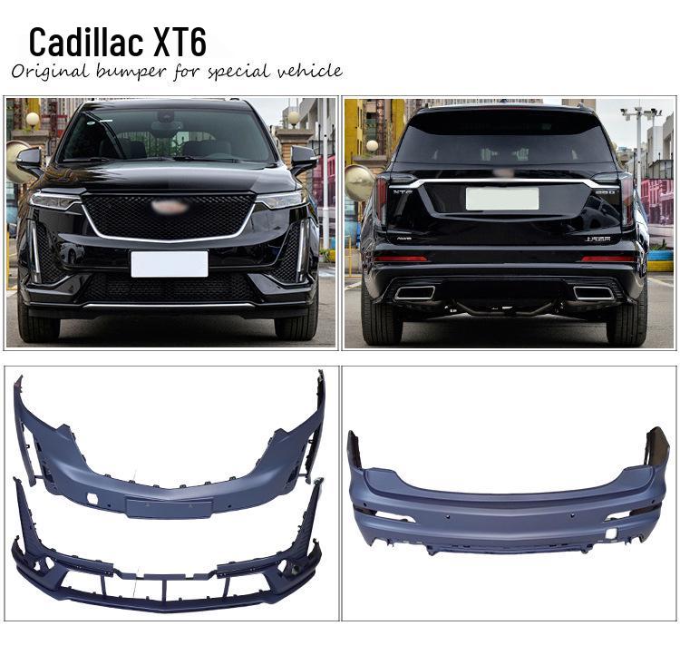 Compatible Rear Lip for 19-22 Cadillac XT6 Front and Rear Bumpers
