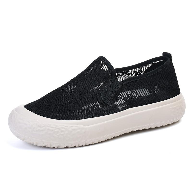Summer new women's fisherman shoes women's hollow embroidered casual cloth shoes women's soft sole