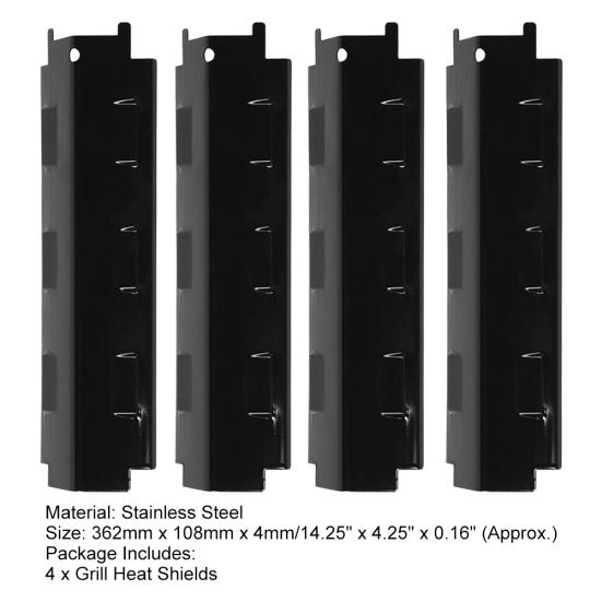 4Pcs Stainless Steel Grill Heat Tents Replacement Part for Charbroil BBQ Tool Sale Goods