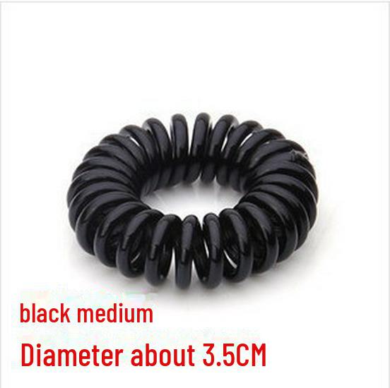 Candy-Colored Thick Bracelet-Style Hair Ring: Extra-Large Korean Rubber Band and Spring Headband Ornament