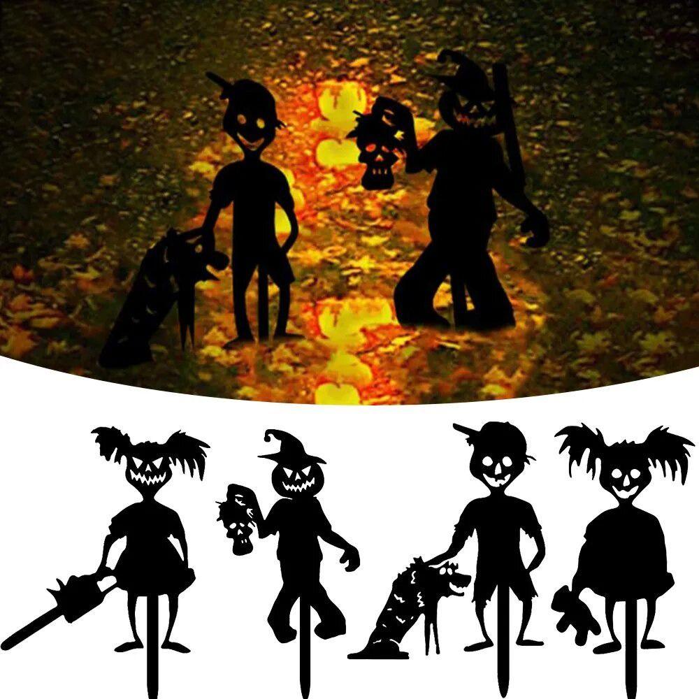 

Призрак Хэллоуин Двор Колья Знак Мальчик Сад Силуэт Украшения Милый Открытый Двор Скульптуры Лужайка