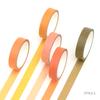5pcs*5m Solid Color Bullet Journaling Adhesive Tapes Scrapbooking Sticker Masking Tapes Washi Tape Set Stationery Tapes