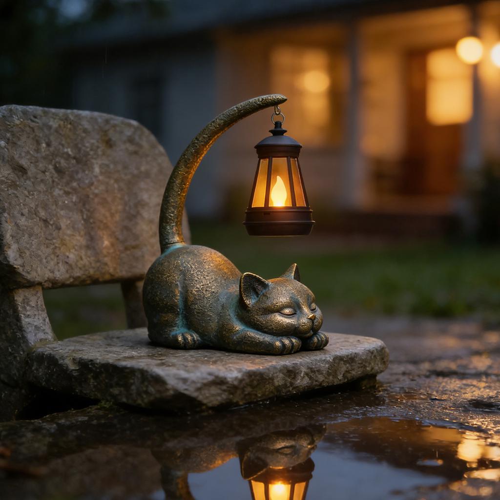 Garden Animal Ornaments Solar Lights Outdoor Courtyard Balcony Atmosphere Lights Yard Decoration
