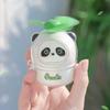 Handheld Fan Panda USB Rechargeable Portable Mini Fan Cartoon Electric Fan With Soft Blades Low-Noise Personal Pocket Fans