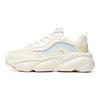 Anta Cat Paw Cushioning Slip Resistant Low Top Chunky Sneakers Women's White Blue 922048894-3