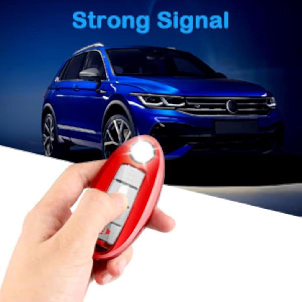 Nissan Schlüsselanhänger, weiches TPU Schlüsselgehäuse, vollständig geschützt Altima Rogue Maxima Sentra Infiniti Armada Limousine 3 4 5 Tasten Clip