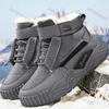 Fashion Men's Ankle Snow Boots Winter New Plus Velvet Thick Warm Cotton Shoes Man Warm Thick Non-Slip Casual Windproof Outdoor Snow Boot