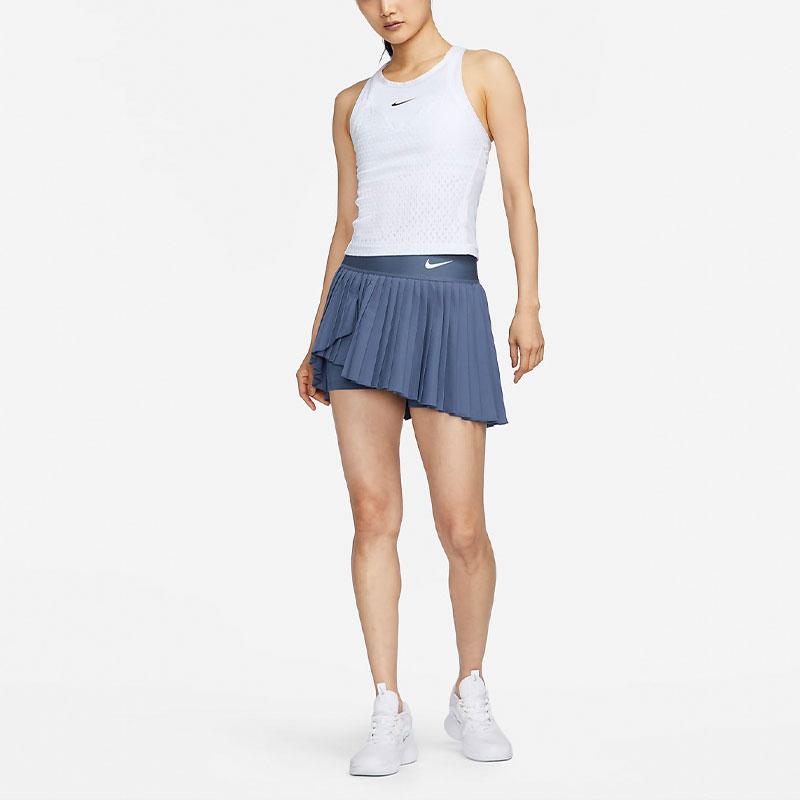 Nike Dámská tenisová sukně Court Dri-FIT Advantage Solid rychleschnoucí Phantom-Blue DR6850-491