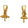 Accessori per gioielli fai da te: Fibbia a Seme Portafiore, Testa Ciondolo Colla, Chiusura Universale per Collana di Perle