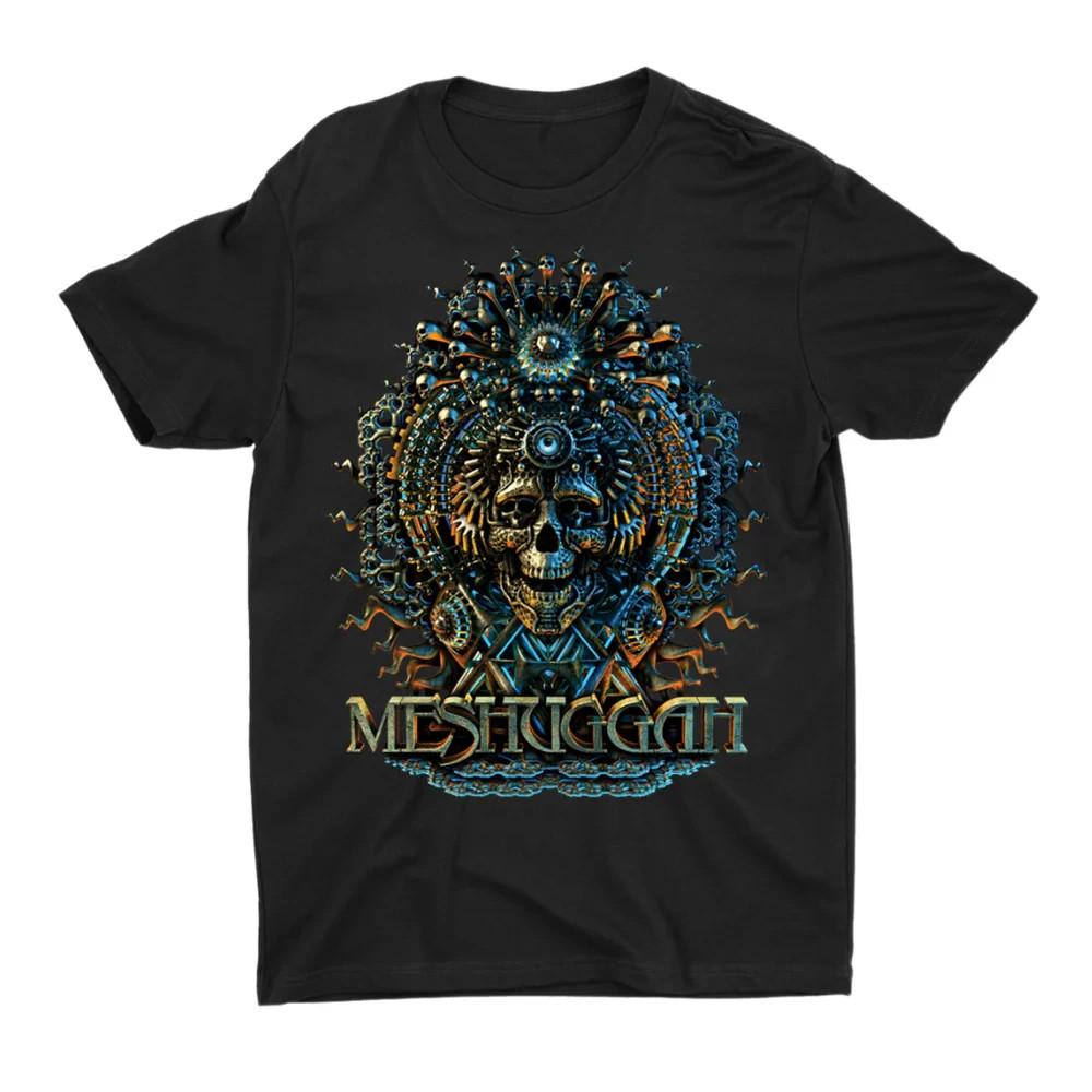 

Meshuggah Electric Skull Black Cotton Shirt Full size S5XL IA829 Unisex T-Shirt S