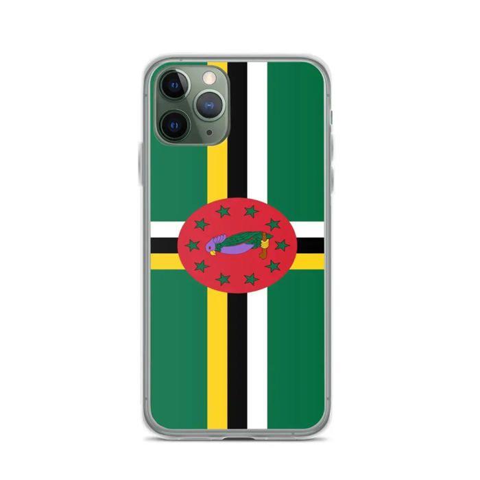 IPhone-deksel - Dominica-flagg - iPhone 11 Pro - Fleksibelt - Flerfarget - Vertikalt