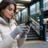 Cold Resistant Fleece Lined Gloves 1 Pair Winter Warm for Women Men, Versatile Outdoor Sports Weather Thermal Gloves, Thickened Knit Touchscreen