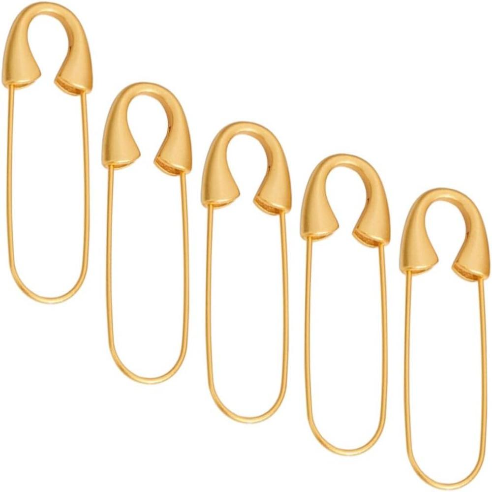 

10Pcs 1.93*0.55inch Heavy Duty Safety Pin Metal Metal Safety Pin Craft Projects